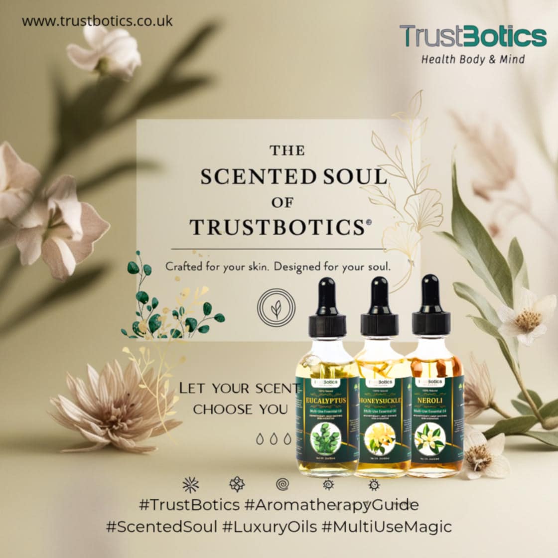Discover the Secret Language of Scents – TrustBotics Essential Oil Collection