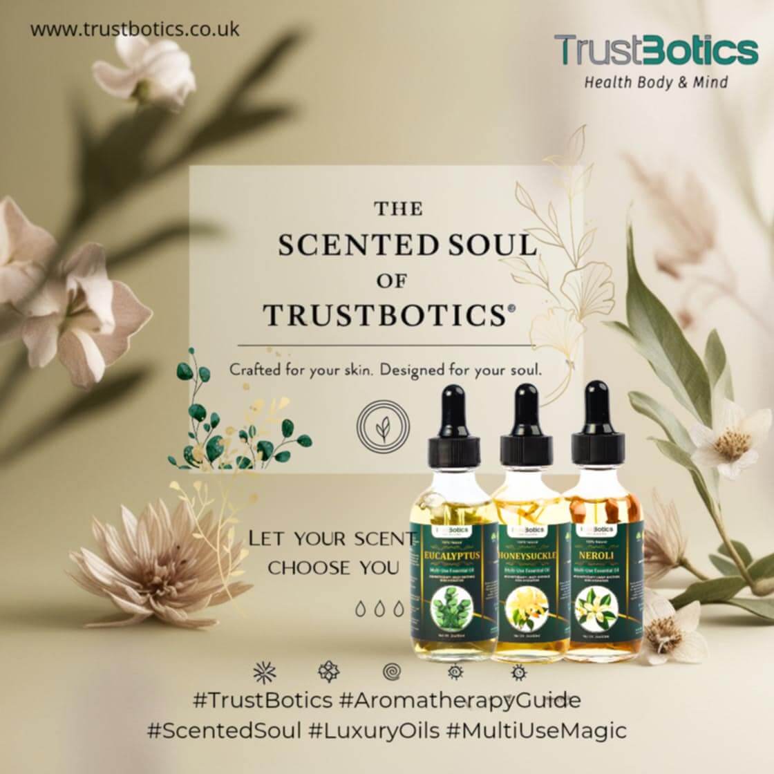 Discover the Secret Language of Scents – TrustBotics Oil Collection