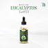 TrustBotics Multi-Use Eucalyptus Essential Oil – premium bottle on white background, luxurious skin & aromatherapy oil for clarity and freshness.