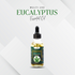 TrustBotics Multi-Use Eucalyptus Essential Oil – premium bottle on white background, luxurious skin & aromatherapy oil for clarity and freshness.