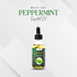 TrustBotics Multi-Use Peppermint Essential Oil bottle on white background with product branding, highlighting fresh and energizing natural formula.