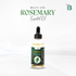 TrustBotics Multi-Use Rosemary Essential Oil bottle with minimalist white background, showcasing premium skincare and aromatherapy product.